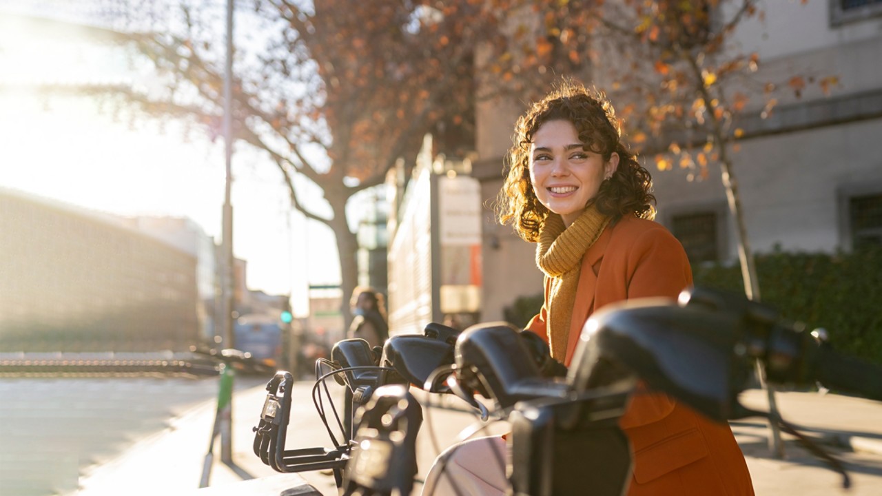 Smiling young woman